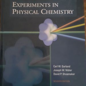📕Experiments in physical chemistry